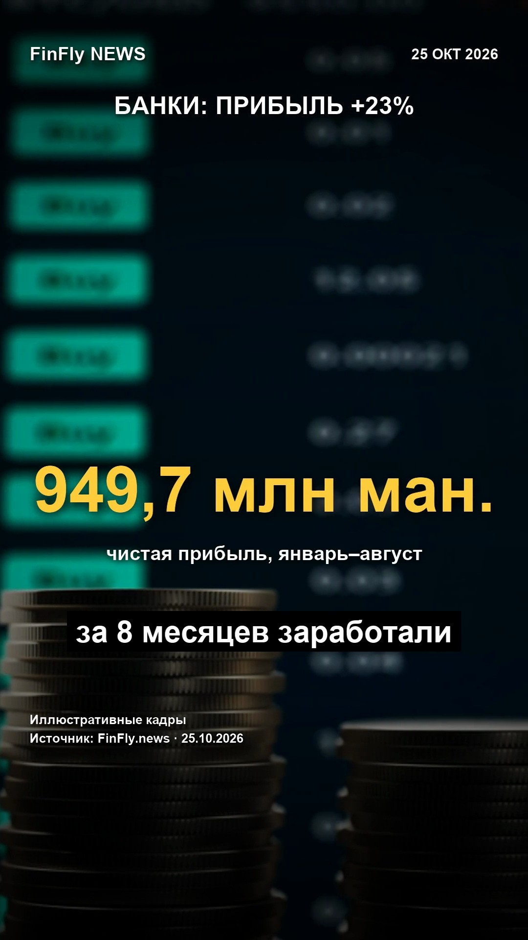Банки Азербайджана заработали почти 950 млн манатов: прибыль +23%