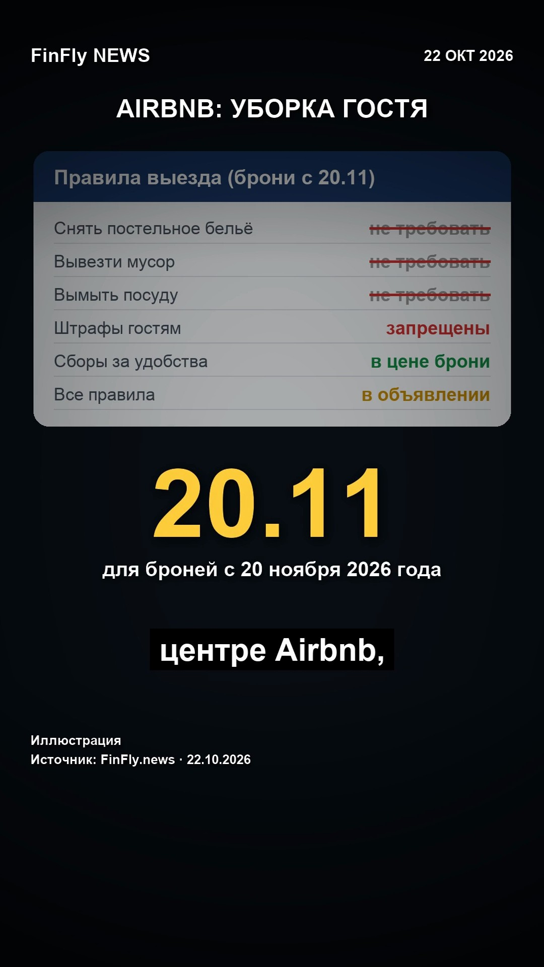 Airbnb запрещает заставлять гостей мыть посуду и снимать бельё: правила с 20 ноября