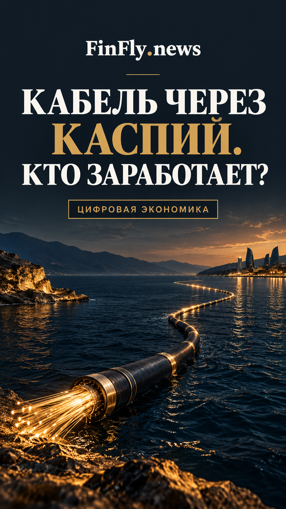 Кабель через Каспий: кто на нём заработает? — FinFly News