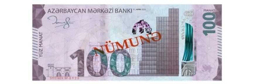 Central Bank Puts Updated 100 Manat Banknote into Circulation