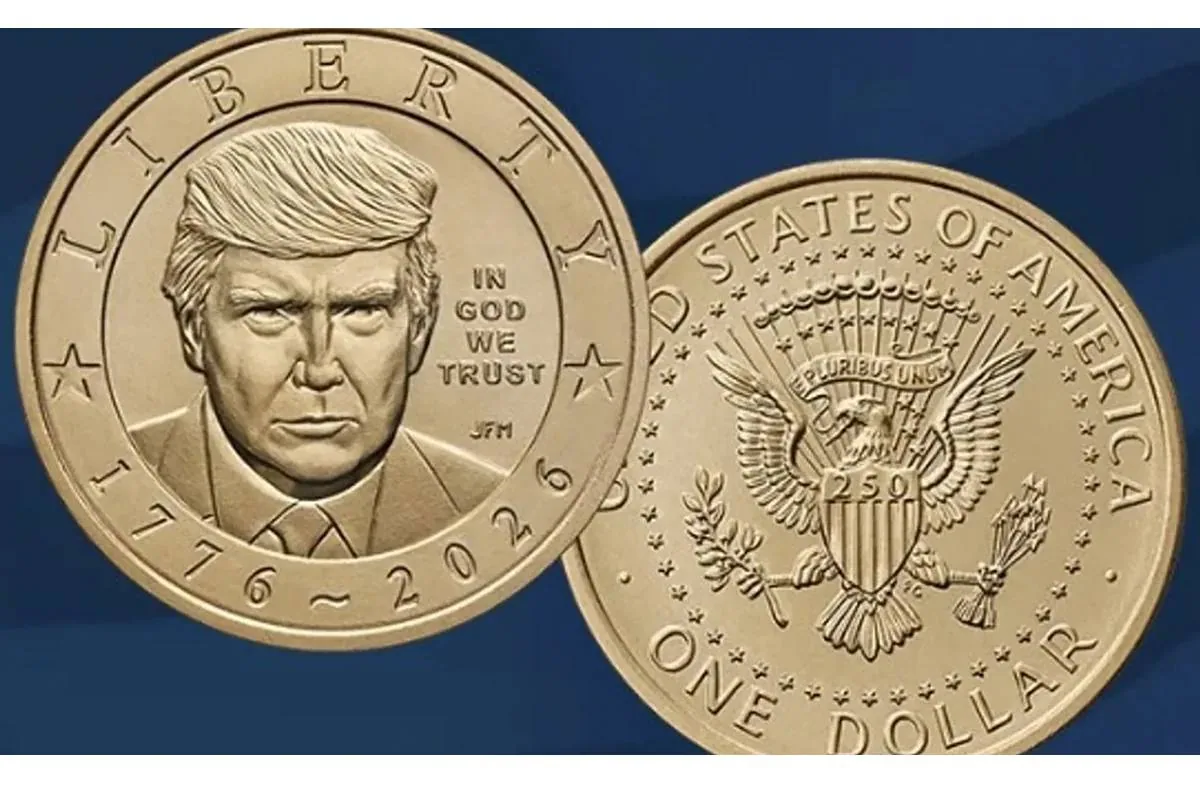 US Mint Releases Dollar Coins Featuring Trump