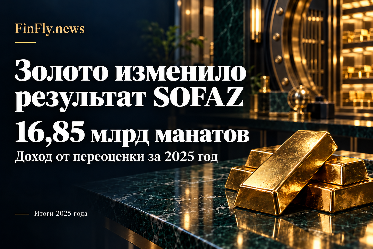 Золото добавило SOFAZ 16,85 млрд манатов: как считается эта прибыль